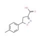 5-(4-methylphenyl)-4,5-dihydro-1,2-oxazole-3-carboxylic acid - chemical structure image