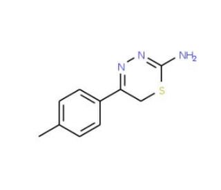5-(4-Methylphenyl)-6H-1,3,4-thiadiazin-2-amine - chemical structure image