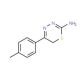 5-(4-Methylphenyl)-6H-1,3,4-thiadiazin-2-amine - chemical structure image