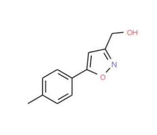[5-(4-Methylphenyl)isoxazol-3-yl]methanol (CAS 640291-93-6) - chemical structure image