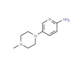 5-(4-methylpiperazin-1-yl)pyridin-2-amine (CAS 571189-49-6) - chemical structure image