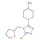 5-(4-methylpiperidin-1-yl)-4-(tetrahydrofuran-2-ylmethyl)-4H-1,2,4-triazole-3-thiol - chemical structure image