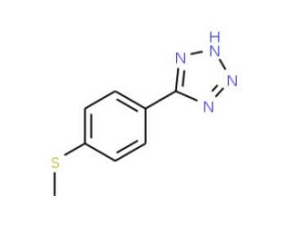 5-[4-(Methylthio)phenyl]-1H-tetrazole (CAS 138689-79-9) - chemical structure image