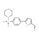 5-[4-(Morpholine-4-sulfonyl)-phenyl]-furan-2-carbaldehyde (CAS 327106-59-2) - chemical structure image