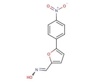 5-(4-nitrophenyl)-2-furaldehyde oxime - chemical structure image
