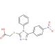{[5-(4-nitrophenyl)-4-phenyl-4H-1,2,4-triazol-3-yl]thio}acetic acid - chemical structure image