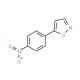 5-(4-Nitrophenyl)isoxazole (CAS 3383-42-4) - chemical structure image