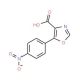 5-(4-Nitrophenyl)oxazole-4-carboxylic acid (CAS 914220-30-7) - chemical structure image