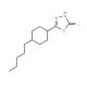 5-(4-Pentylcyclohexyl)-1,3,4-oxadiazol-2-ylhydrosulfide - chemical structure image