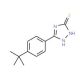 5-[4-(tert-Butyl)phenyl]-1H-1,2,4-triazole-3-thiol (CAS 69480-15-5) - chemical structure image