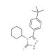 5-(4-tert-Butyl-phenyl)-4-cyclohexyl-4H-[1,2,4]triazole-3-thiol - chemical structure image