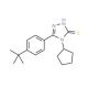 5-(4-tert-Butyl-phenyl)-4-cyclopentyl-4H-[1,2,4]triazole-3-thiol - chemical structure image