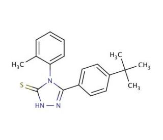 5-(4-tert-Butyl-phenyl)-4-o-tolyl-4H-[1,2,4]triazole-3-thiol - chemical structure image