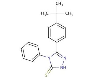 5-(4-tert-Butyl-phenyl)-4-phenyl-4H-[1,2,4]triazole-3-thiol - chemical structure image