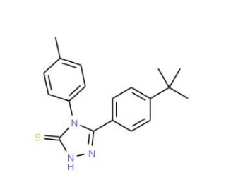 5-(4-tert-butylphenyl)-4-(4-methylphenyl)-4H-1,2,4-triazole-3-thiol - chemical structure image