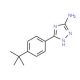 5-(4-tert-butylphenyl)-4H-1,2,4-triazol-3-amine - chemical structure image