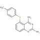 5-(4-Tolylthio)-2,4-diaminoquinazoline 的分子结构, CAS编号: 168910-32-5 5-(4-Tolylthio)-2,4-diaminoquinazoline (CAS 168910-32-5) - chemical structure image