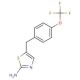 5-[4-(trifluoromethoxy)benzyl]-1,3-thiazol-2-amine - chemical structure image