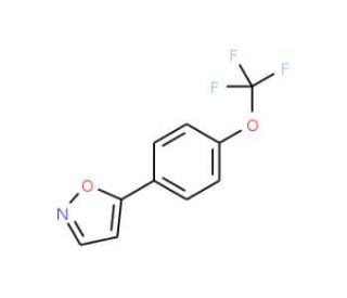 5-[4-(Trifluoromethoxy)phenyl]isoxazole - chemical structure image