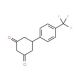 5-[4-(Trifluoromethyl)phenyl]cyclohexane-1,3-dione (CAS 55579-69-6) - chemical structure image