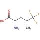 5,5,5-Trifluoro-DL-leucine (CAS 2792-72-5) - chemical structure image