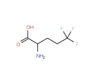5,5,5-Trifluoronorvaline (CAS 23809-57-6) - chemical structure image