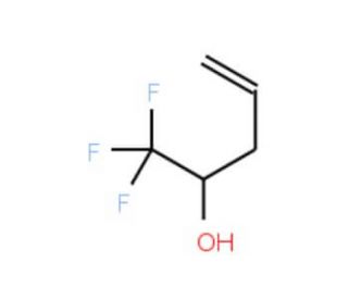 5,5,5-Trifluoropent-1-en-4-ol (CAS 77342-37-1) - chemical structure image