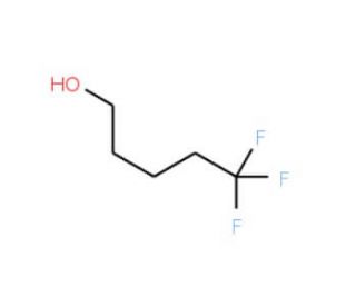 5,5,5-Trifluoropentan-1-ol (CAS 352-61-4) - chemical structure image