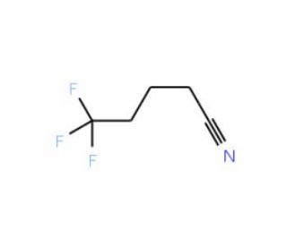 5,5,5-Trifluorovaleronitrile (CAS 89866-61-5) - chemical structure image