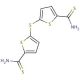 5-{[5-(aminocarbonothioyl)thien-2-yl]thio}thiophene-2-carbothioamide - chemical structure image