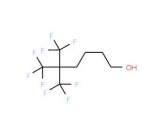 5,5-Bis(trifluoromethyl)- 6,6,6-trifluoro-hexan-1-ol - chemical structure image