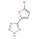 5-(5-bromo-2-furyl)-1H-tetrazole - chemical structure image