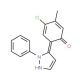 5-(5-Chloro-2-hydroxy-4-methylphenyl)-1-phenylpyrazole (CAS 213690-56-3) - chemical structure image