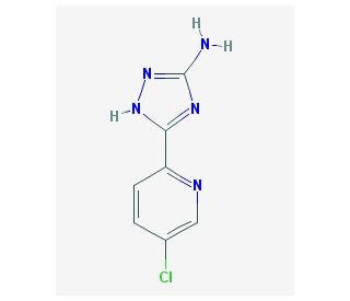 5-(5-Chloro-2-pyridinyl)-1H-1,2,4-triazol-3-amine - chemical structure image