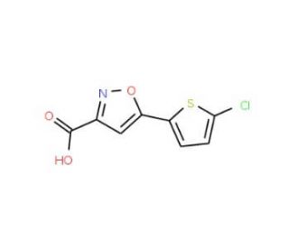 5-(5-chlorothien-2-yl)isoxazole-3-carboxylic acid - chemical structure image