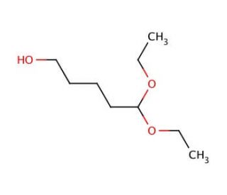 5,5-Diethoxypentan-1-ol (CAS 18545-17-0) - chemical structure image