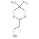 5,5-Dimethyl-1,3-dioxane-2-ethanol (CAS 116141-68-5) - chemical structure image