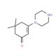 5,5-Dimethyl-3-piperazin-1-yl-cyclohex-2-enone - chemical structure image