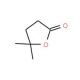 5,5-Dimethyldihydrofuran-2-one (CAS 3123-97-5) - chemical structure image