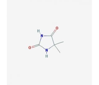 5,5-Dimethylhydantoin (CAS 77-71-4) - chemical structure image