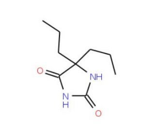 5,5-Dipropyl-imidazolidine-2,4-dione (CAS 36033-33-7) - chemical structure image