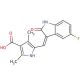 5-(5-Fluoro-2-oxo-1,2-dihydro-indol-3-ylidenemethyl)-2,4-dimethyl-1H-pyrrole-3-carboxylic Acid - chemical structure image