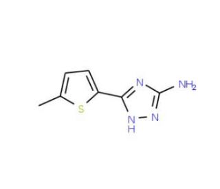 5-(5-methylthiophen-2-yl)-4H-1,2,4-triazol-3-amine - chemical structure image