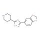 5-[5-(Piperidin-4-yl)-1,2,4-oxadiazol-3-yl]-1,3-benzodioxole (CAS 849925-04-8) - chemical structure image
