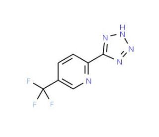 5-[5-(Trifluoromethyl)pyridin-2-yl]-1H-tetrazole (CAS 175334-70-0) - chemical structure image