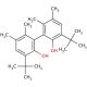 5,5',6,6'-Tetramethyl-3,3'-di-tert-butyl-1,1'-biphenyl-2,2'-diol 的分子结构, CAS编号: 101203-31-0 5,5′,6,6′-Tetramethyl-3,3′-di-tert-butyl-1,1′-biphenyl-2,2′-diol (CAS 101203-31-0) - chemical structure image