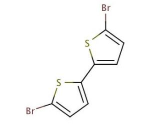 5,5&prime;-Dibromo-2,2-bithiophene (CAS 4805-22-5) - chemical structure image