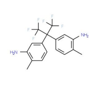 5,5&prime;-(Hexafluoroisopropylidene)di-o-toluidine (CAS 116325-74-7) - chemical structure image