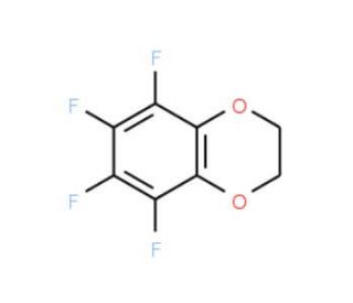 5,6,7,8-Tetrafluorobenzo-1,4-dioxane (CAS 1743-87-9) - chemical structure image