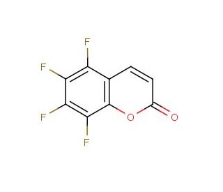 5,6,7,8-Tetrafluorocoumarin (CAS 33739-04-7) - chemical structure image